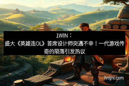 1WIN:盛大《英雄连OL》首席设计师突遇不幸!一代游戏传奇的陨落引发热议 1WIN:盛大《英雄连OL》首席设计师突遇不幸!一代游戏传奇的陨落引发热议